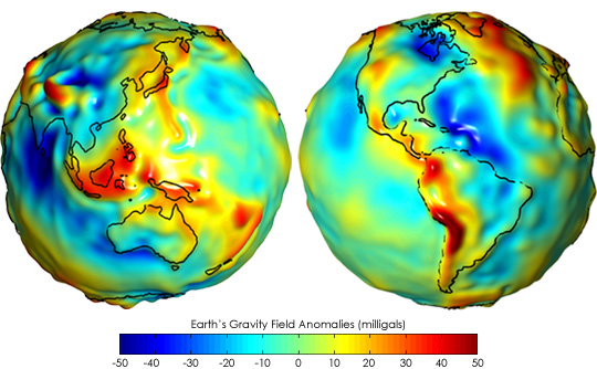 Earth’s gravity anomalies (image source)